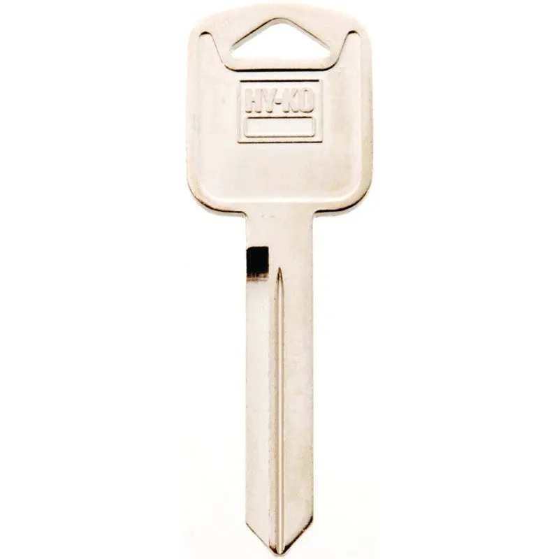 Hy-Ko 11010H75 Key Blank, Brass, Nickel, For: Ford, Lincoln, Mercury Vehicles, H75 Key Number (Pack of 10)