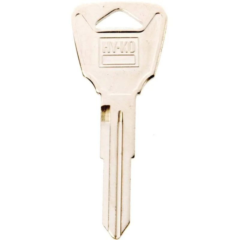 Hy-Ko 11010HD96 Automotive Key Blank, Brass, Nickel, For: Honda Vehicle Locks, HD96 Key Number (Pack of 10)
