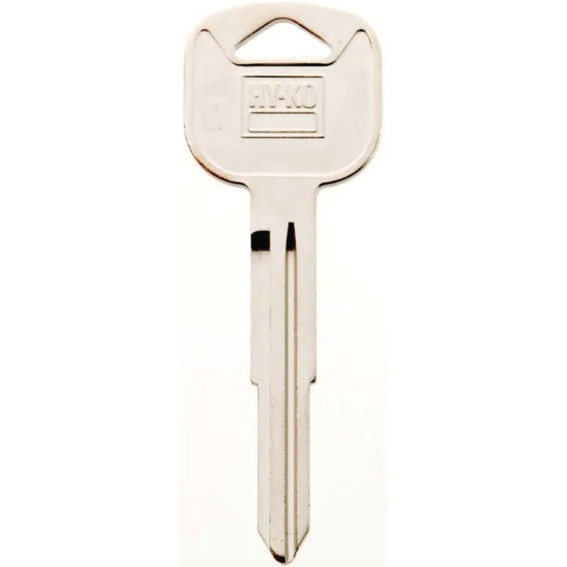 Hy-Ko 11010KK4 Automotive Key Blank, Brass, Nickel, For: Kia Vehicle Locks, KK4 Key Number (Pack of 10)