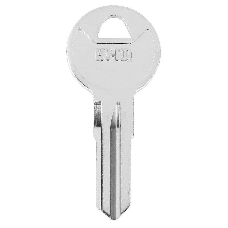 Hy-Ko 11010LF12 Key Blank, Brass, Nickel-Plated, For: Ski Rack LF12 Locks (Pack of 10)