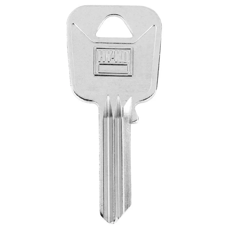 Hy-Ko 11010M27 Key Blank, Brass, Nickel-Plated, For: Master M27 Locks (Pack of 10)