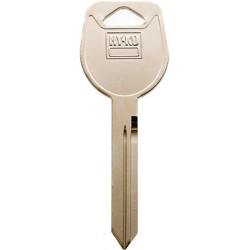 Hy-Ko 11010MIT6 Automotive Key Blank, Brass, Nickel, For: Mitsubishi Vehicle Locks, MIT6 Key Number (Pack of 10)
