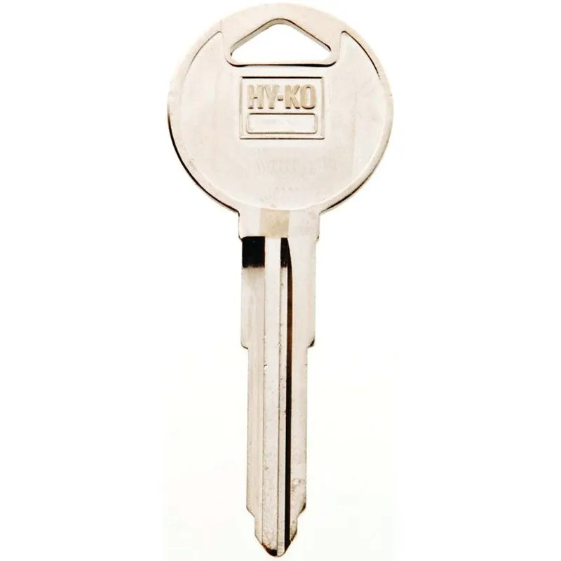 Hy-Ko 11010MZ17 Automotive Key Blank, Brass, Nickel, For: Mazda Vehicle Locks, MZ17 Key Number (Pack of 10)