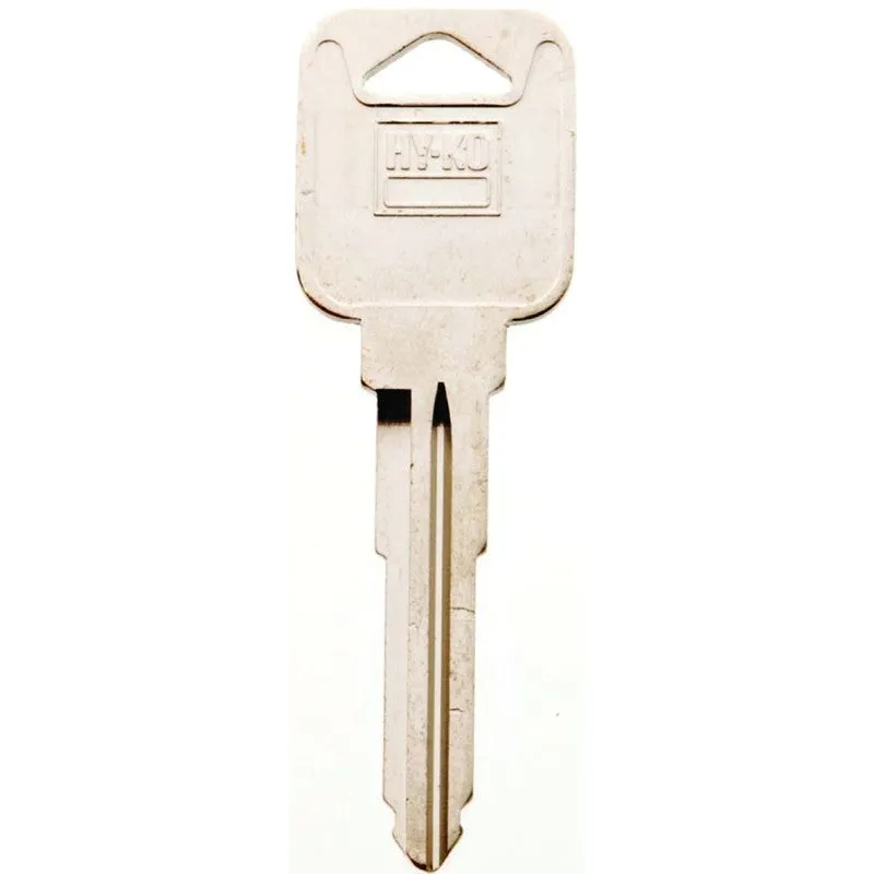 Hy-Ko 11010MZ19 Automotive Key Blank, Brass, Nickel, For: Mazda Vehicle Locks, MZ19 Key Number (Pack of 10)
