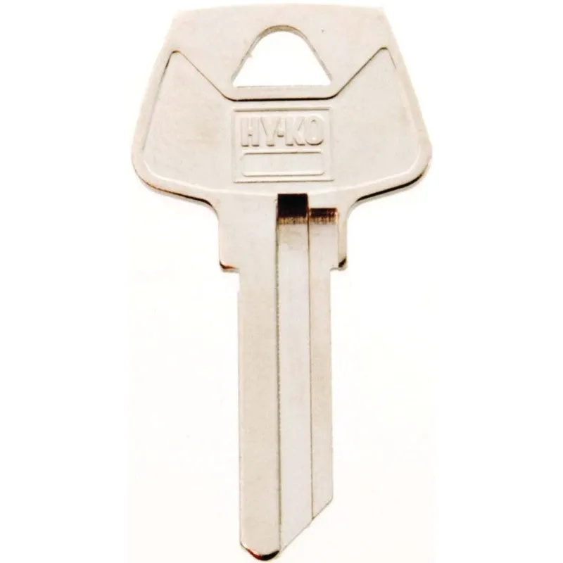 Hy-Ko 11010S16 Key Blank, Brass, Nickel, For: Sargent Cabinet, House Locks and Padlocks, S16 Key Number (Pack of 10)
