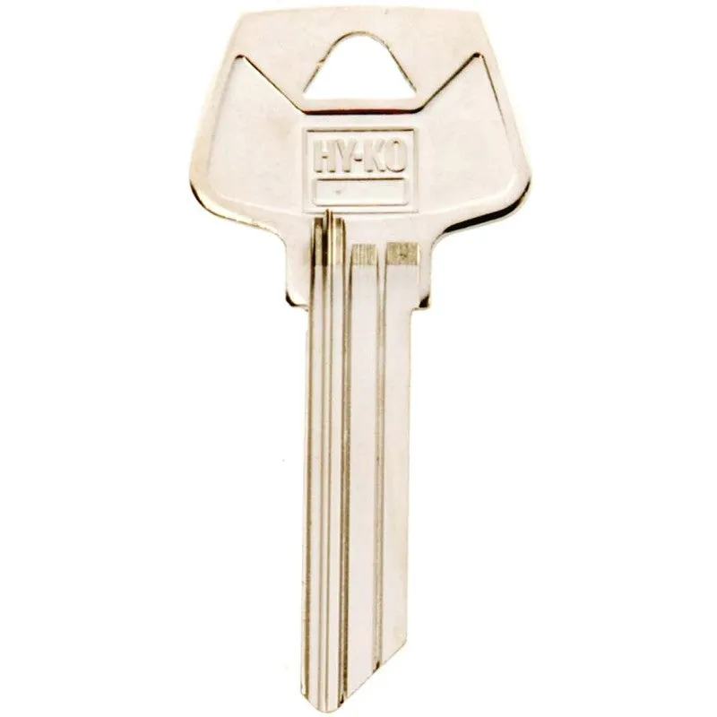 Hy-Ko 11010S31 Key Blank, Brass, Nickel, For: Sargent Cabinet, House Locks and Padlocks, S31 Key Number (Pack of 10)