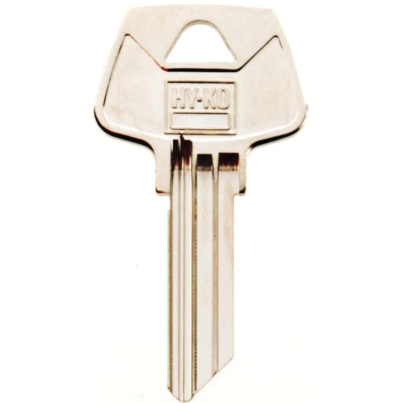 Hy-Ko 11010S32 Key Blank, Brass, Nickel, For: Sargent Cabinet, House Locks and Padlocks, S32 Key Number (Pack of 10)