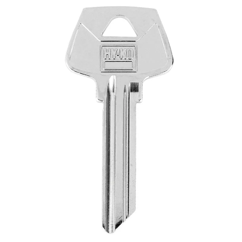 Hy-Ko 11010S48 Key Blank, Brass, Nickel-Plated, For: Sargent S48 Locks (Pack of 10)