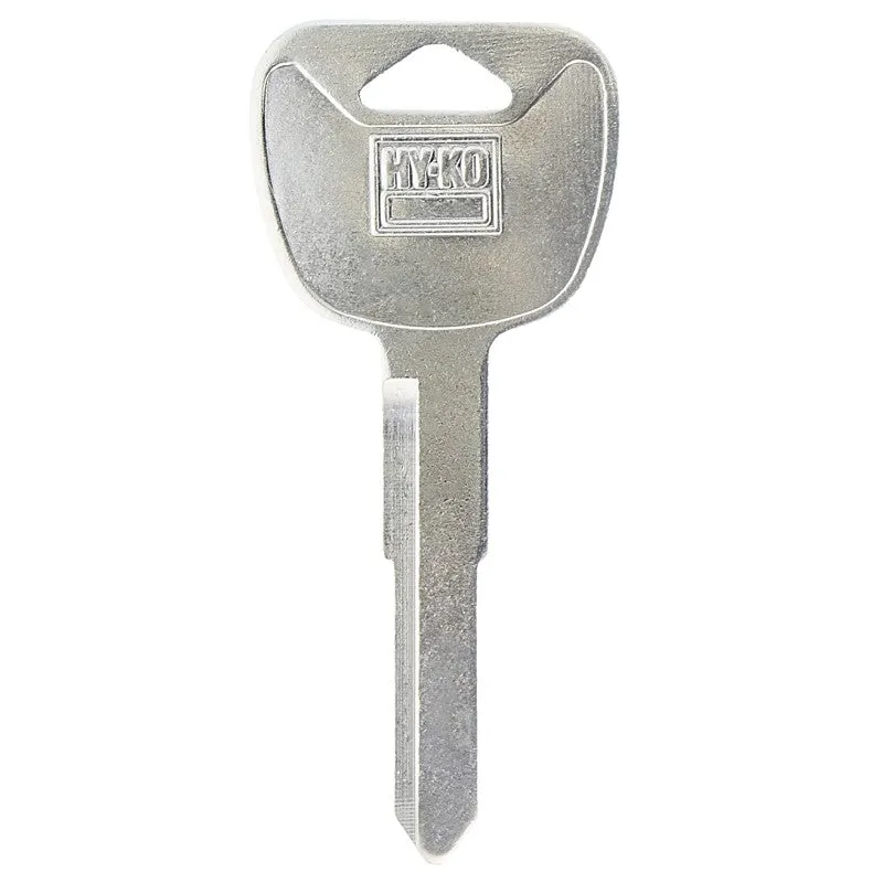 Hy-Ko 11010SUZ20 Key Blank, Brass, Nickel, For: Suzuki SUZ20 Vehicle Locks (Pack of 10)