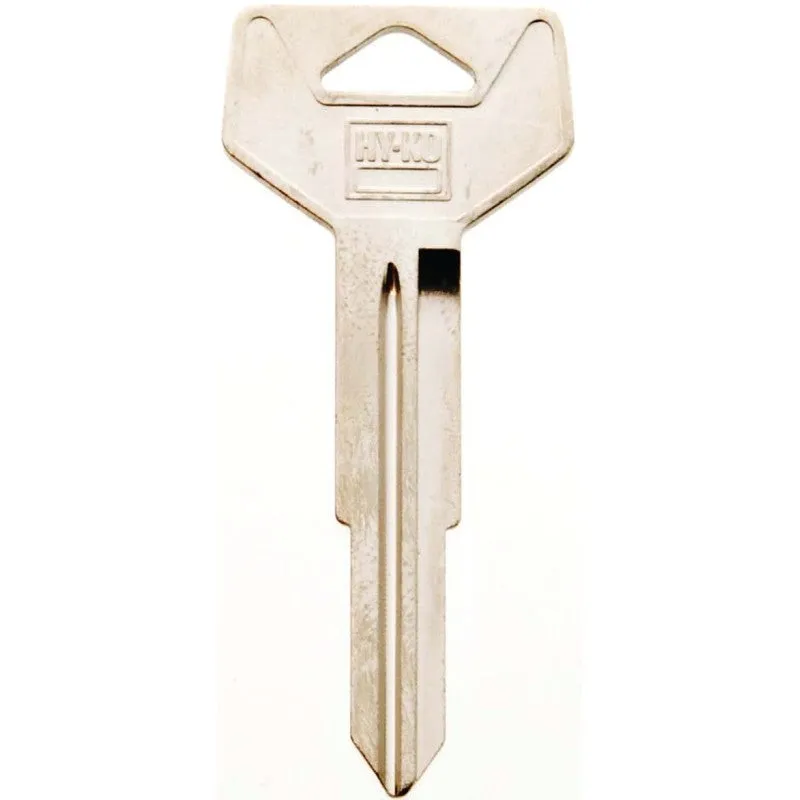 Hy-Ko 11010TR39 Automotive Key Blank, Brass, Nickel, For: Toyota Vehicle Locks, TR39 Key Number (Pack of 10)