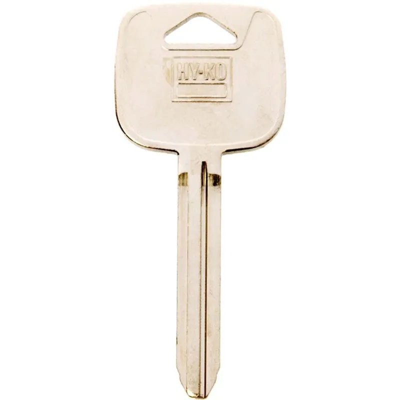 Hy-Ko 11010TR47 Automotive Key Blank, Brass, Nickel, For: Toyota Vehicle Locks, TR47 Key Number (Pack of 10)