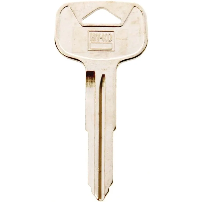 Hy-Ko 11010TR53 Automotive Key Blank, Brass, Nickel, For: Toyota Vehicle Locks, TR53 Key Number (Pack of 10)