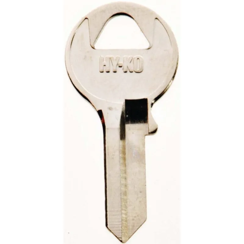 Hy-Ko 11010VR5 Key Blank, Brass, Nickel, For: Viro Cabinet, House Locks and Padlocks, VR5 Key Number (Pack of 10)