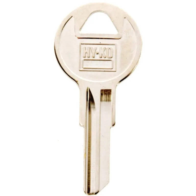 Hy-Ko 11010Y105 Key Blank, Brass, Nickel, For: Yale Cabinet, House Locks and Padlocks, Y105 Key Number (Pack of 10)