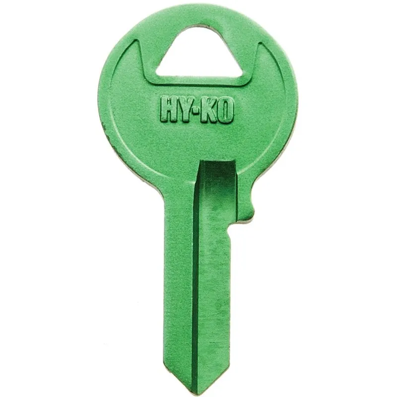 Hy-Ko 14010M1 Key Blank, Brass, Nickel, For: Master Vehicle Locks (Pack of 10)