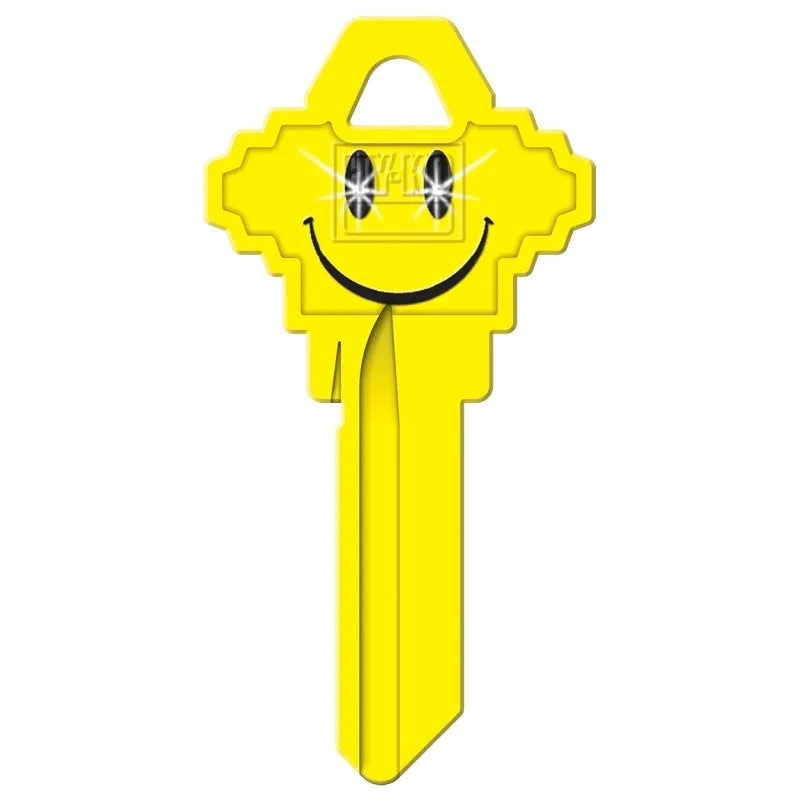 Hy-Ko 16005SC1-16 Key Blank, Smiley, For: Schlage SC1 Keyways, SC1-16 Key Number (Pack of 5)