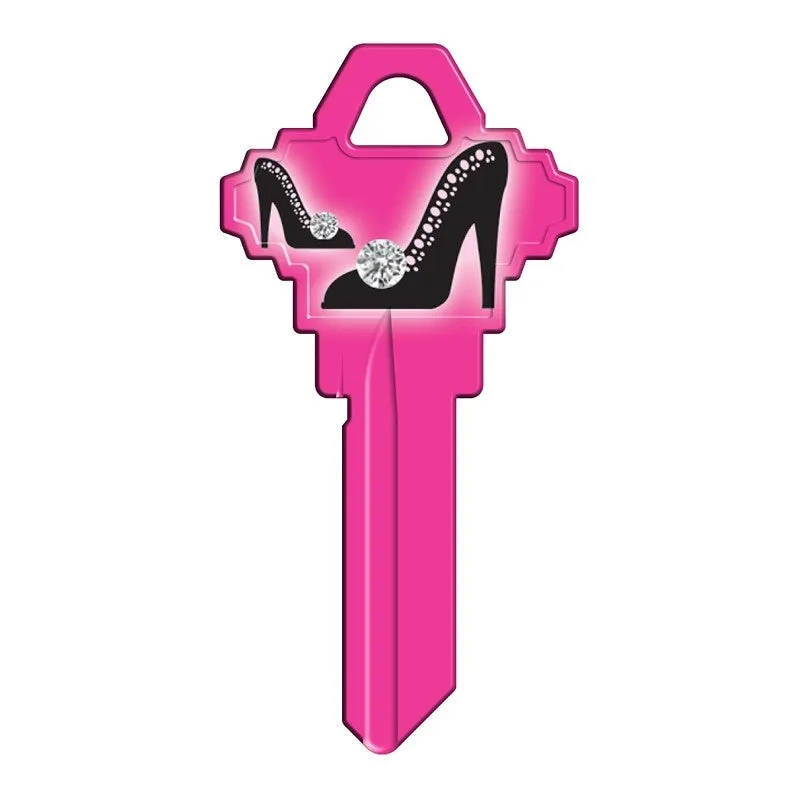 Hy-Ko 16005SC1-35 Key Blank, High Heel, Brass, For: Schlage SC1 Keyways, SC1 Key Number (Pack of 5)