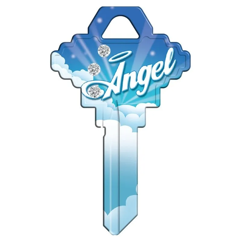 Hy-Ko 16005SC1-ANBL Key Blank, Angel Bling, For: Schlage SC1 Keyways (Pack of 5)