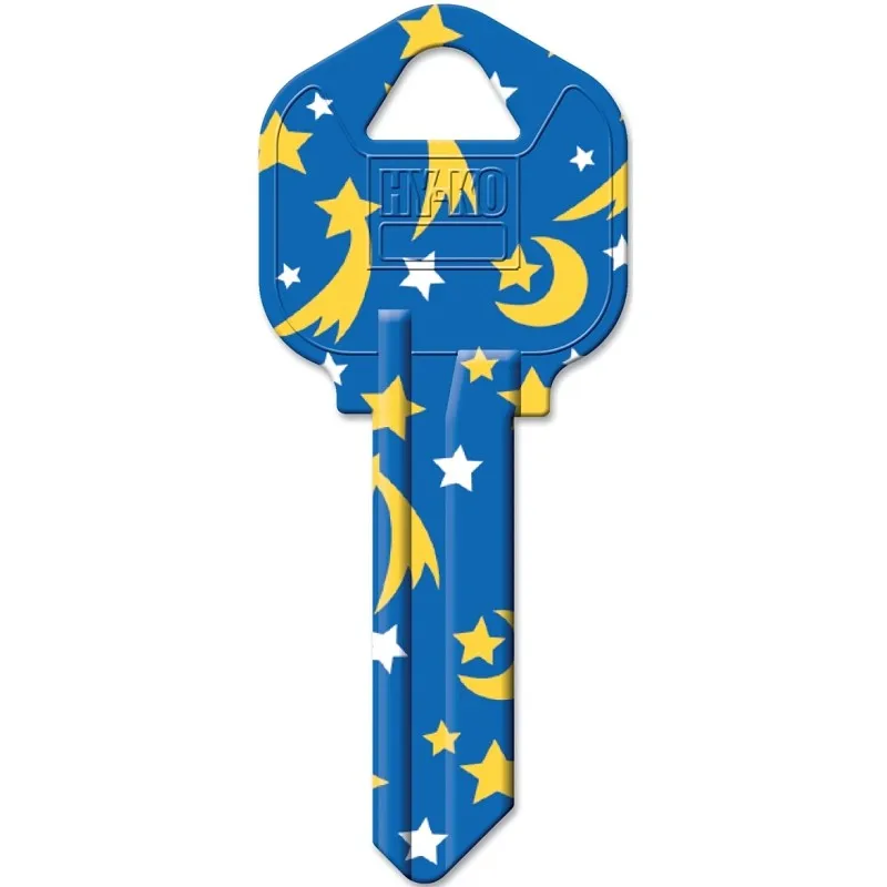 Hy-Ko 16010KW1-03 Key Blank, Celestial, Brass, Painted, For: Kwikset KW1, Titan KW10 Keyways (Pack of 10)