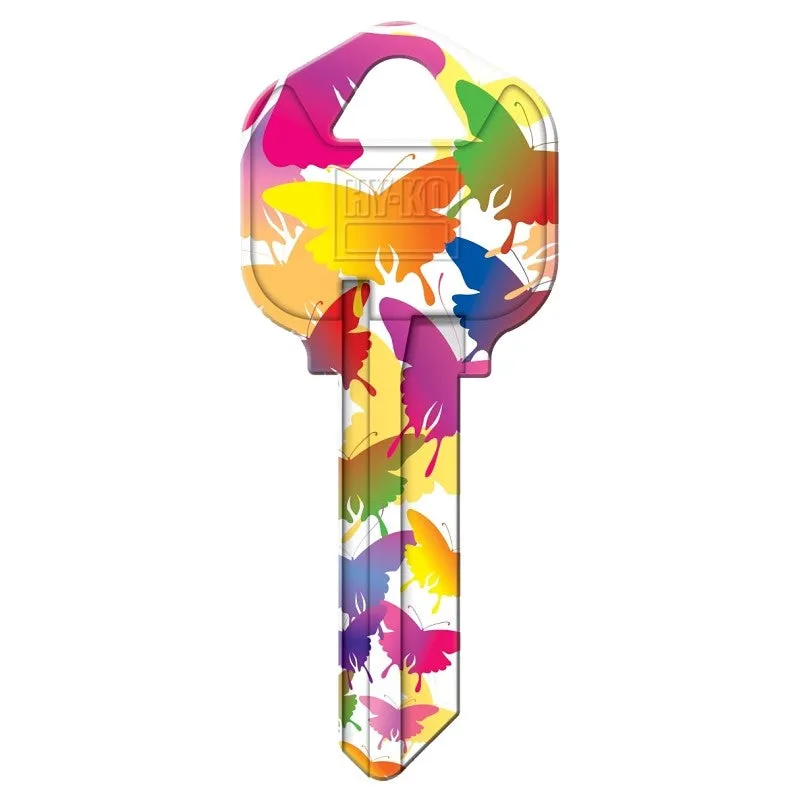 Hy-Ko 16010KW1-19 Key Blank, Butterfly, Brass, Nickel-Plated, For: Kwikset KW1 Keyways, KW1 Key Number (Pack of 10)