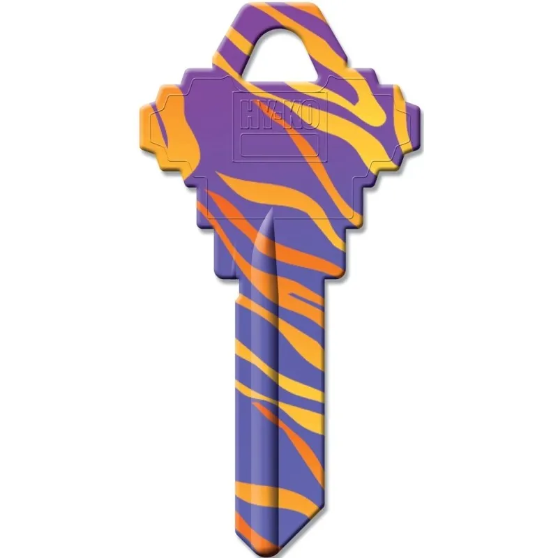 Hy-Ko 16010SC1-02 Key Blank, Swirl, Solid Brass, Painted (Pack of 10)