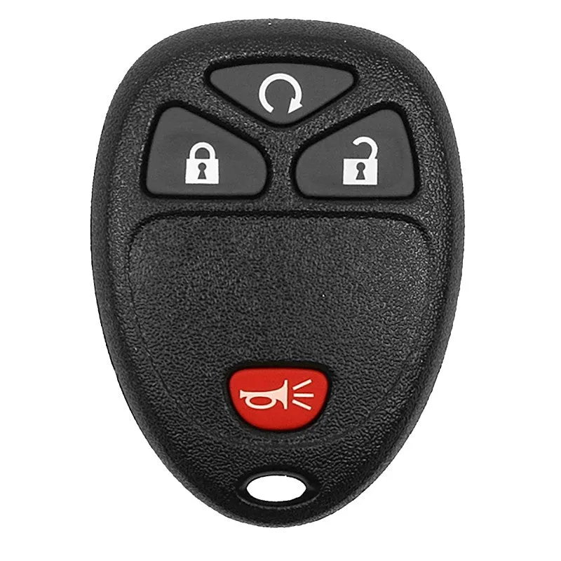 Hy-Ko 19GM907F Key Fob, 4-Button, Plastic