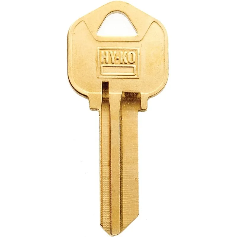 Hy-Ko 21200KW1BR Key Blank, Brass, For: Kwikset Cabinet, Padlocks and House Locks (Pack of 200)