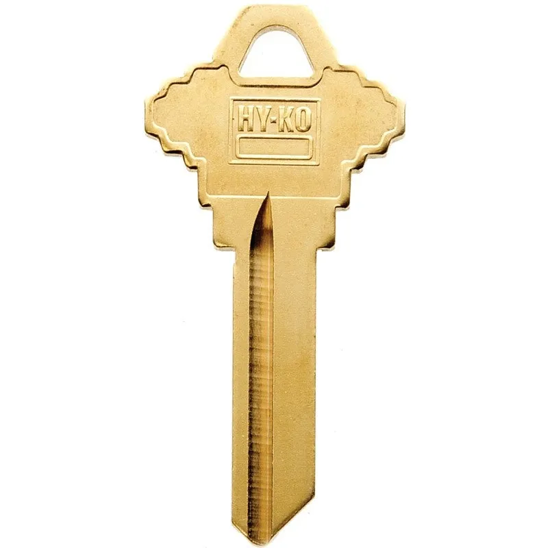 Hy-Ko 21200SC4BR Key Blank, Brass, For: Schlage Cabinet, House Locks and Padlocks, SC4 Key Number (Pack of 200)