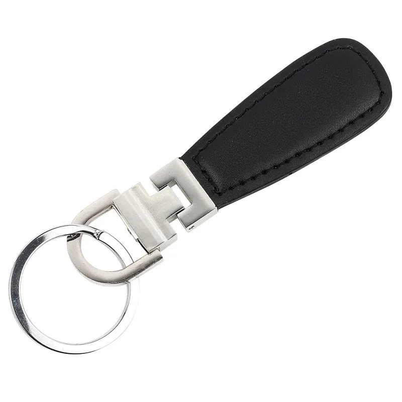 Hy-Ko 2GO Series KH483 Leatherette Key Ring, 1-1/8 in Ring (Pack of 5)
