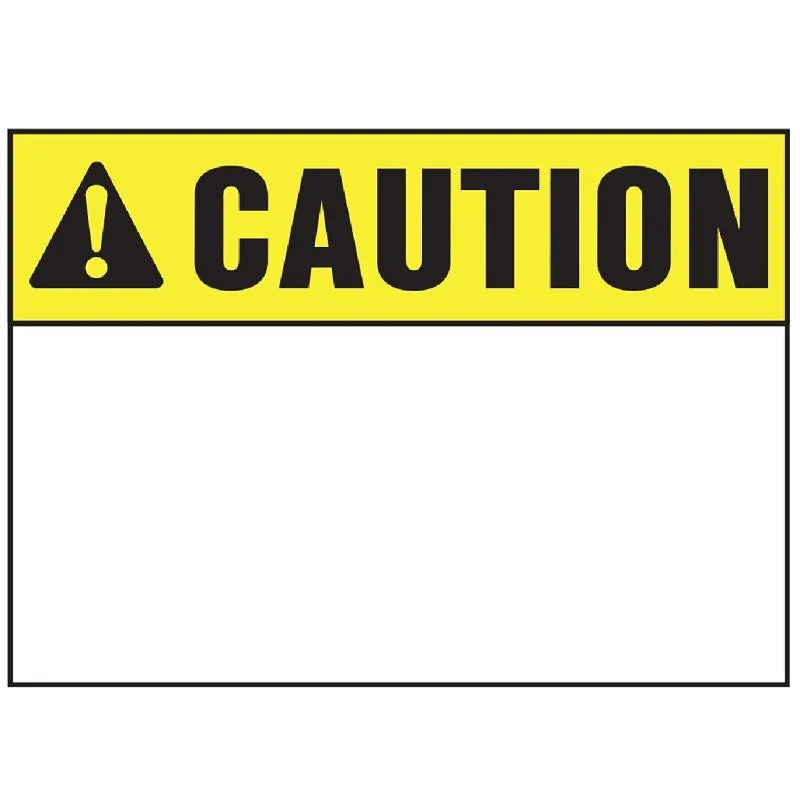 Hy-Ko 5620 Signs, CAUTION, 10 x 14 in Dimensions (Pack of 5)