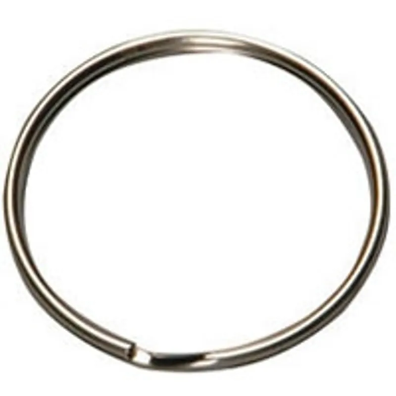 Hy-Ko KB107 Key Ring, Rust-Resistant, Split, 1-1/4 in OD Dimensions