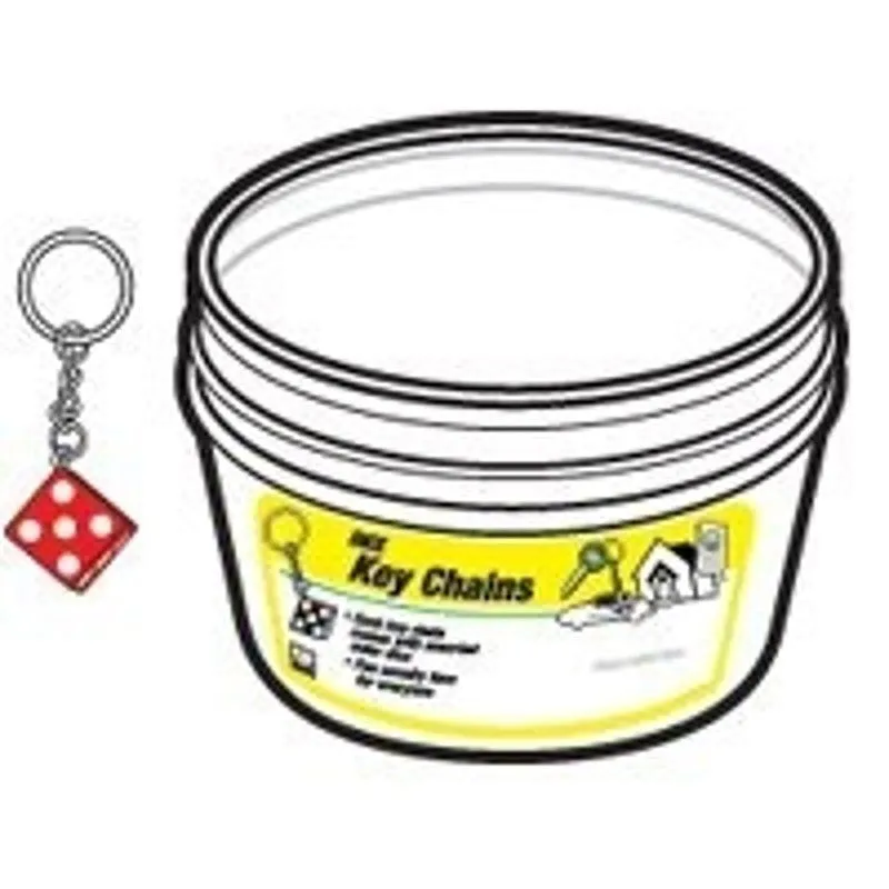 Hy-Ko KB220-BKT Key Ring, Nickel Steel (Pack of 50)