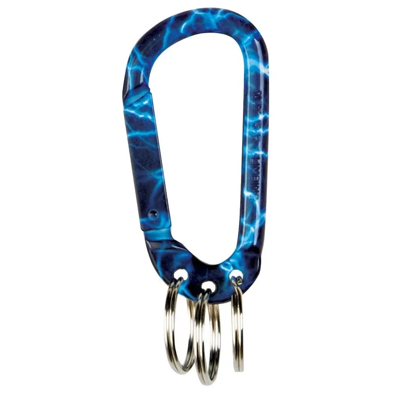 Hy-Ko KC557 Lightning Carabiner, Aluminum (Pack of 5)