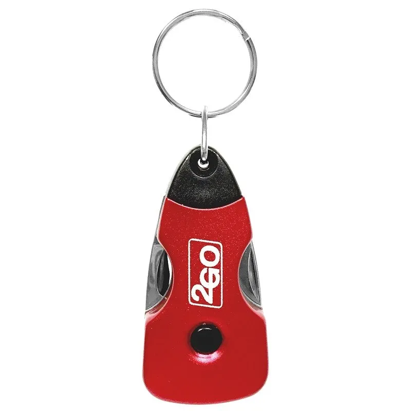 Hy-Ko KC624 LED Key Chain, Steel Case (Pack of 5)