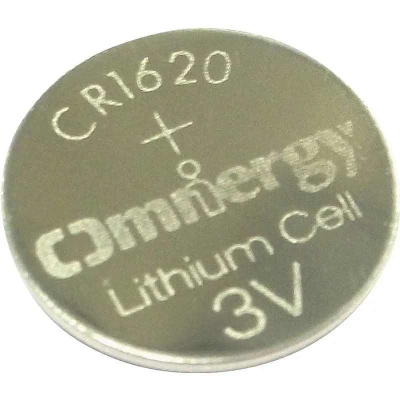 Hy-Ko KC900 Fob Battery, 3 V Battery, CR1620 Battery, Lithium (Pack of 5)