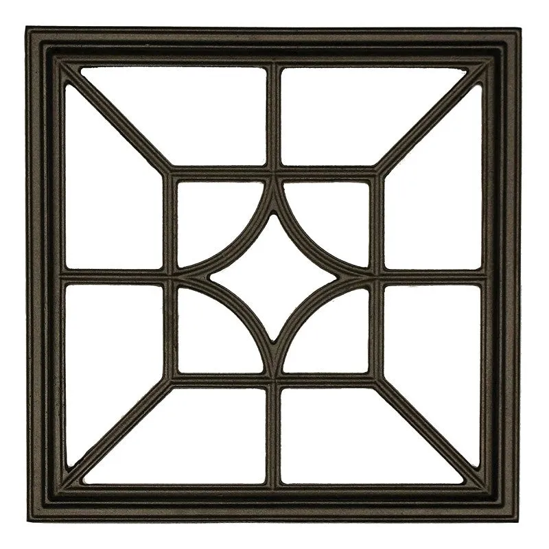 INSERT GATE SQ/DMND BLK 15X15