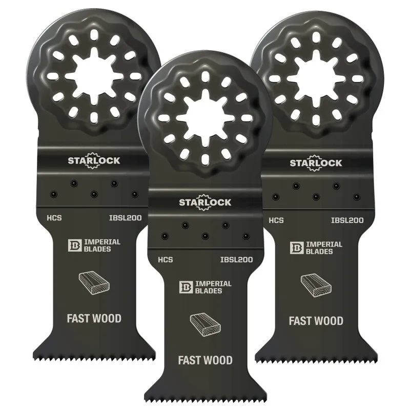 Imperial Blades Starlock IBSL200-3 Standard Blade, 18 TPI, HCS, 3/PK