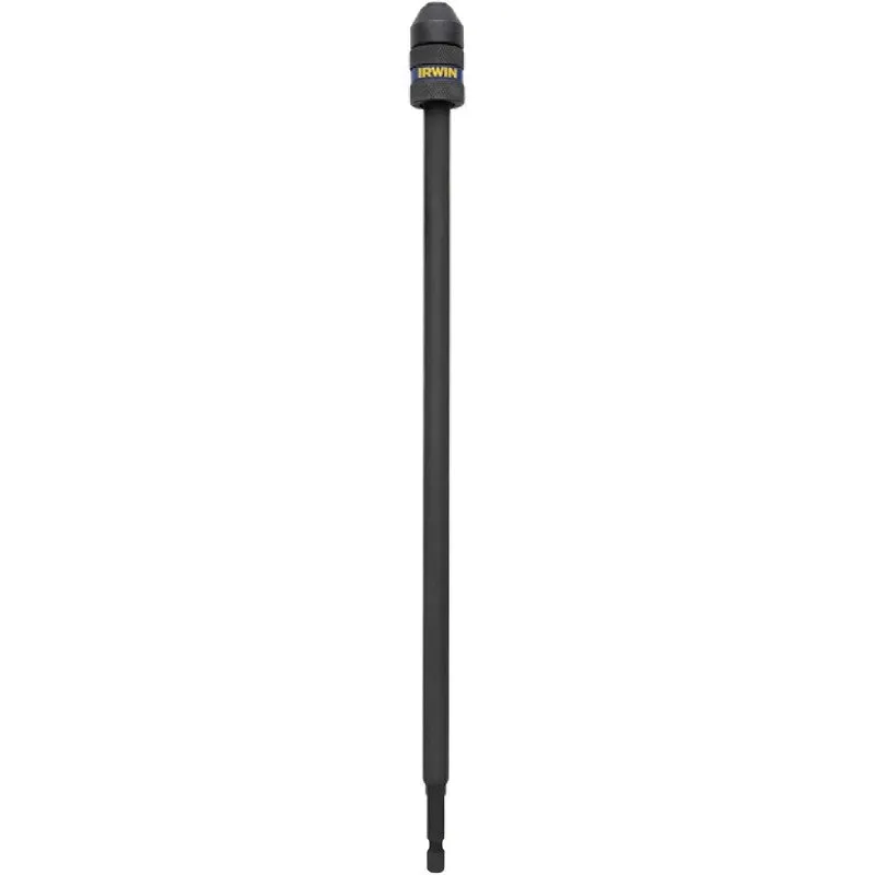 Irwin 1869517 Drill Bit Extension, 1/4 in Shank, Hex Shank, 12 in L