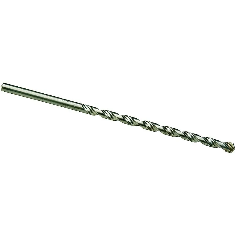 Irwin 326016 Rotary Hammer Drill Bit, 1/2 in Dia, 12 in OAL, 2-Flute, Straight Shank