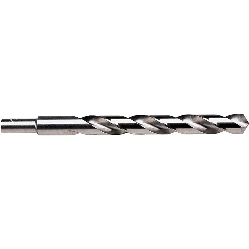 Irwin 73828 Jobber Drill Bit, 7/16 in Dia, 5-1/2 in OAL, Spiral Flute, 2-Flute, 7/16 in Dia Shank, Reduced Shank