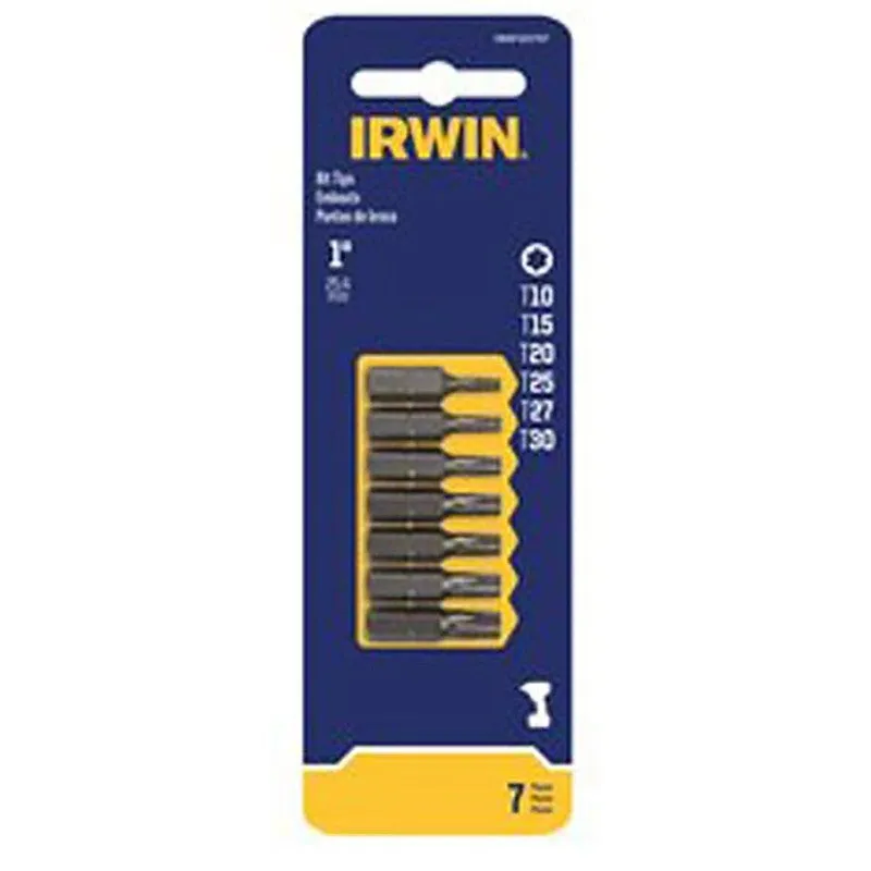 Irwin IWAF121TS7 Insert Bit Set, 6-Piece, Steel