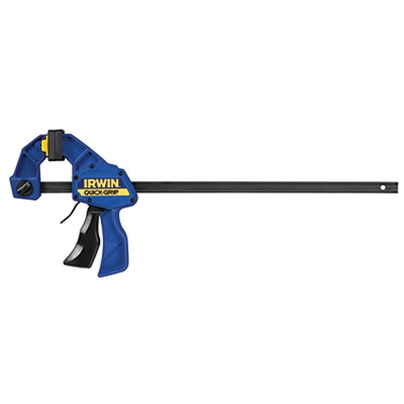 Irwin QUICK-GRIP 1964741 Bar Clamp/Spreader, 300 lb, 36 in Max Opening Size, 3-3/16 in D Throat, Steel Body