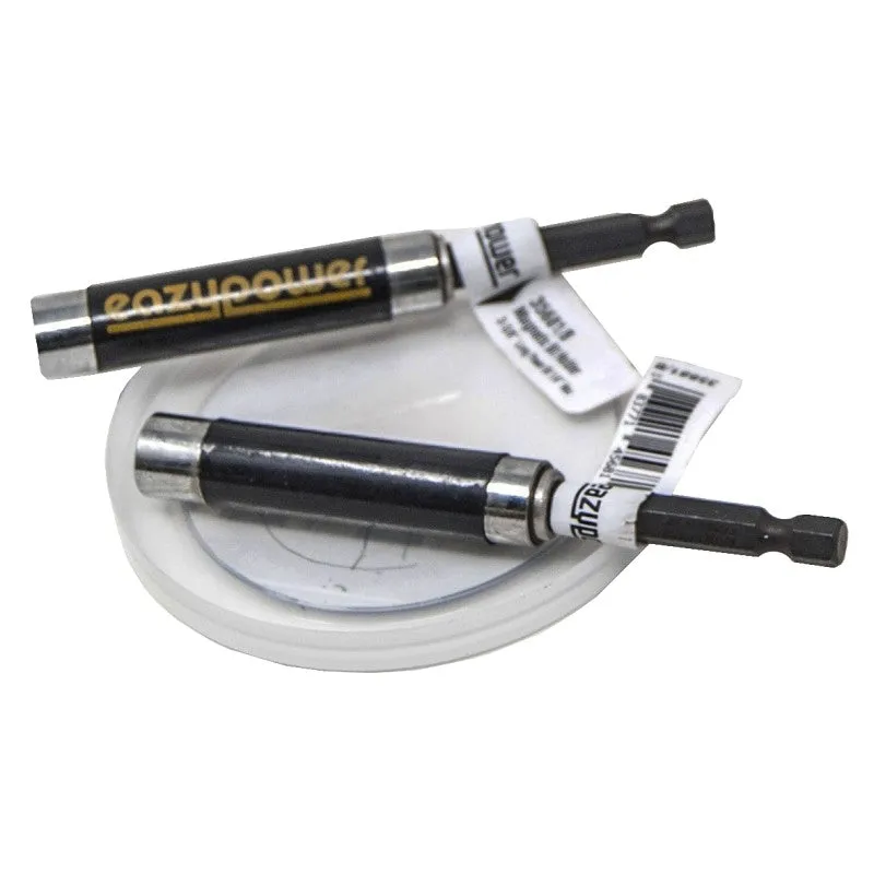 Isomax 006815 Magnetic Bit Holder with Sliding Finder, 1/4 in Drive, Hex Drive