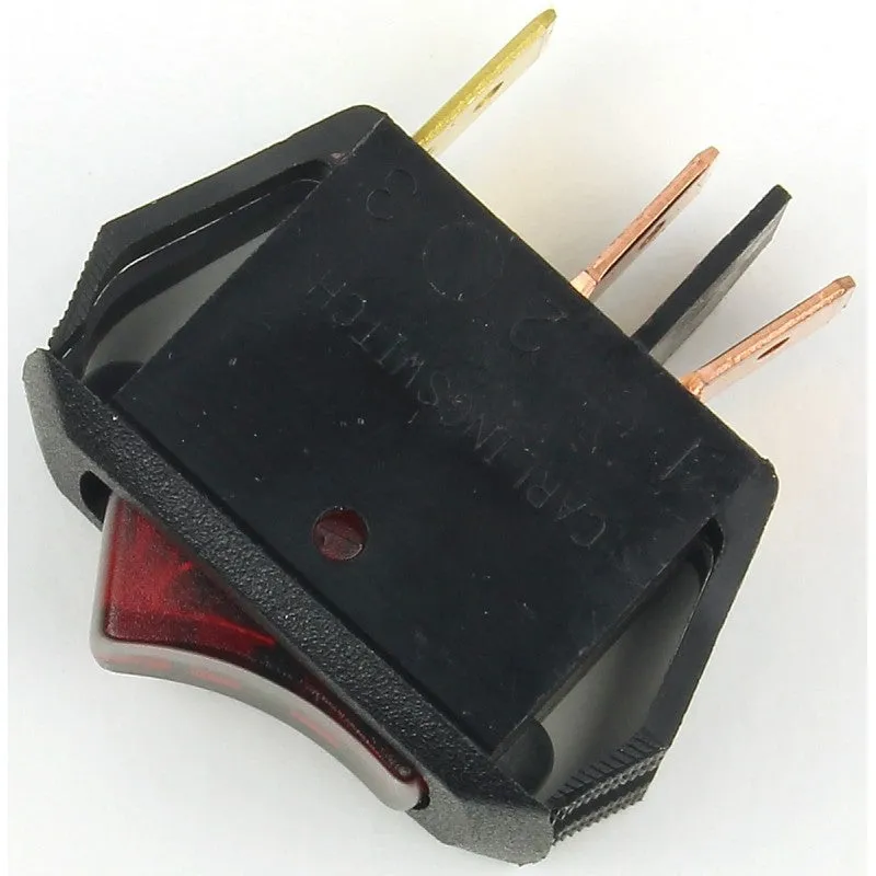 Jandorf 61038 Rocker Switch, 10 A, 30 V, SPST, Tab Terminal