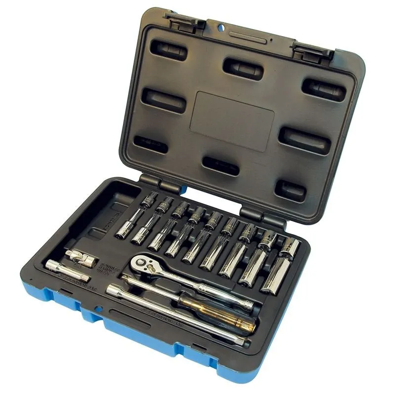 Jet 600115 24 Pc 1/4 Dr S.a.e. Socket Wrench Set – 6 Point