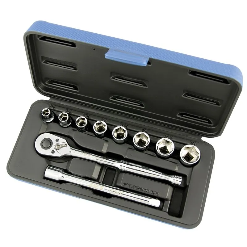 Jet 600223 11 Pc 3/8 Dr S.a.e. Socket Wrench Set – 6 Point