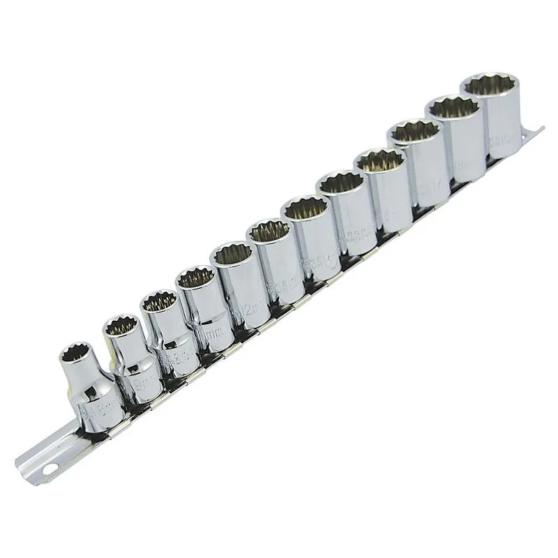 Jet 601234 12 Pc 3/8 Dr Metric Socket Set – 12 Point