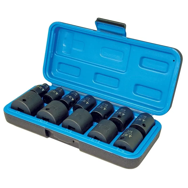 Jet 610207 12 Pc 3/8 Dr S.a.e. Impact Socket Set – 6 Point