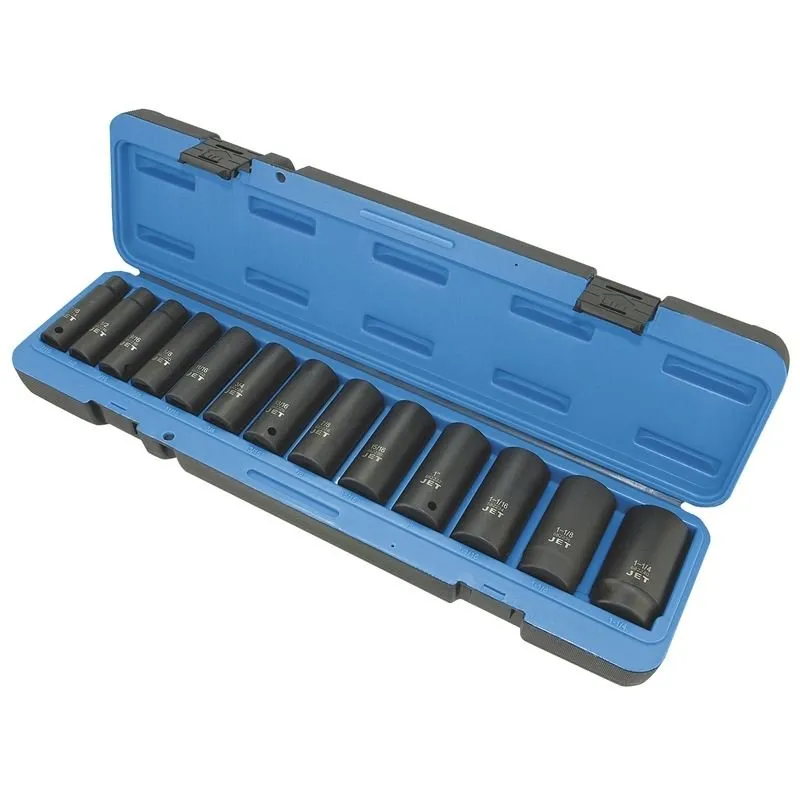 Jet 610323 13 Pc 1/2 Dr Deep S.a.e. Impact Socket Set – 6 Point