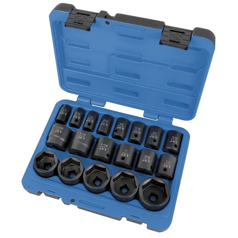 Jet 610328 19 Pc 1/2 Dr S.a.e. Impact Socket Set – 6 Point